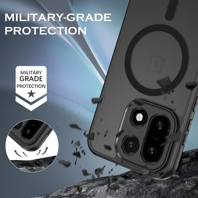 Thumbnail 5 de YINLAI Hülle für OnePlus 15 (6.78") mit MagSafe – magnetische TPU-Case, schwarz