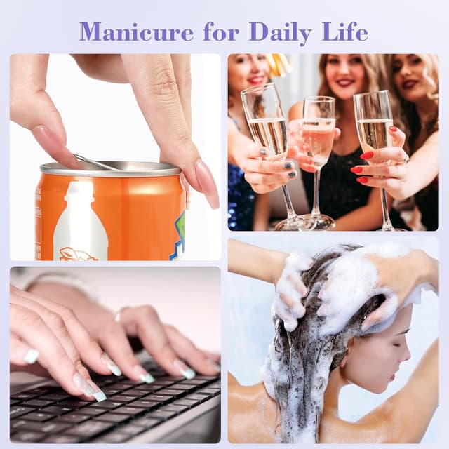 Thumbnail 6 de Adonafy Tips Uñas Acrílicas 240 piezas