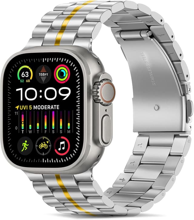 Detalle de Tasikar 49mm Stainless Steel Apple Watch strap