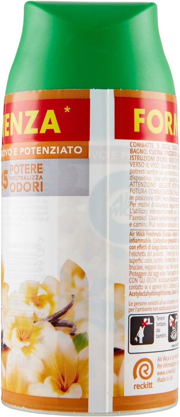 Detalle de Airwick Freshmatic Vaniglia e Thè Bianco spray 250 ml