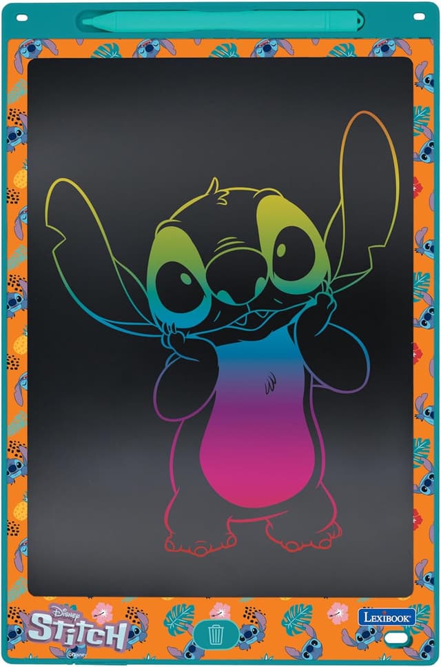Detalle 1 de LEXiBOOK CRT10D Stitch Magic Slate A4 art pad 🎨