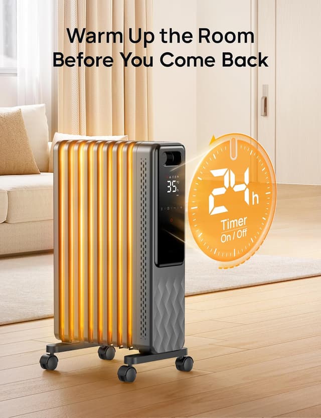 Thumbnail 6 de Dreo Smart 9 Fins Oil Filled Radiator 2000W