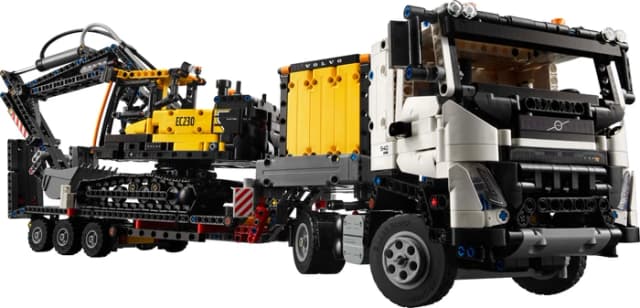 Thumbnail 5 de LEGO Technic Volvo FMX LKW mit EC230