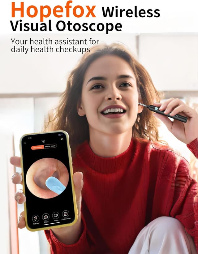 Detalle 2 de Hopefox Otoskop 1080P WiFi Ohrreiniger