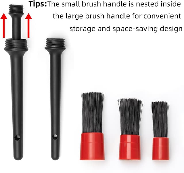 Detalle de TICARVE 9Pcs Car Interior Detailing Kit for Dash, Vents & Electronics