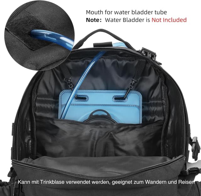 Detalle 2 de Wiserset taktischer Rucksack 60 l MOLLE