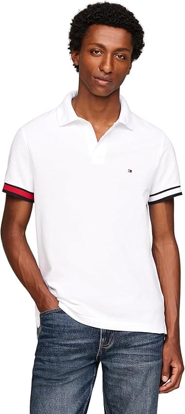 Thumbnail 6 de Tommy Hilfiger Polo Slim Fit L blanco 96% algodón