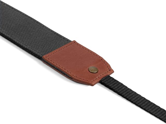 Detalle de MegaGear Echtleder Kameragurt (handgefertigt) für DSLR/SLR – verstellbar, rutschfest