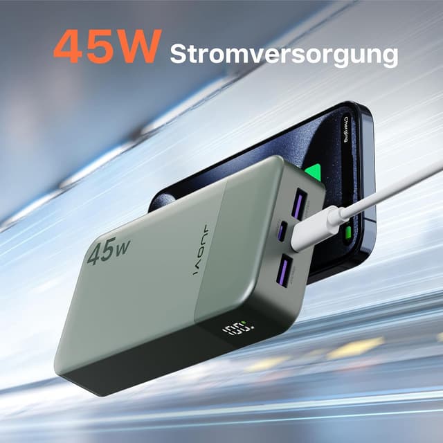 Detalle 2 de JUOVI J2621 Powerbank 20000 mAh 🔌