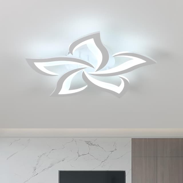 Detalle de Comely Plafonnier LED dimmable 40W, 4700 lm (Ø 60 cm) blanc 3000K–6500K avec télécommande/APP