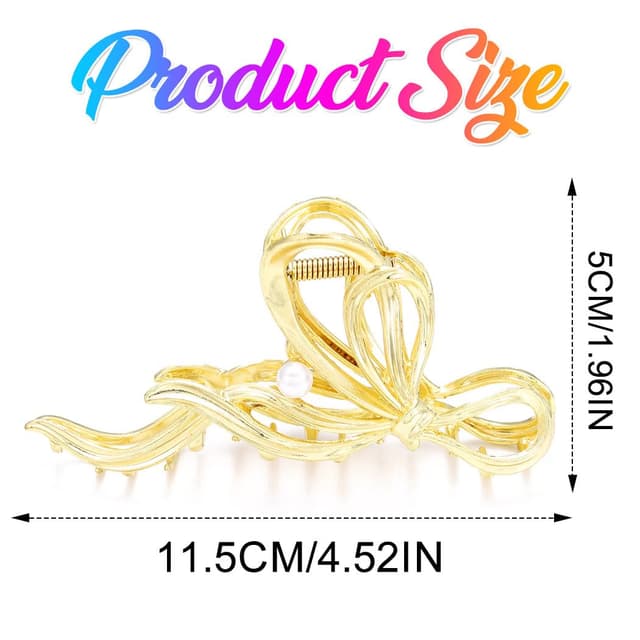 Detalle 2 de Zoestar Haarspange mit Schleife 2 Stück