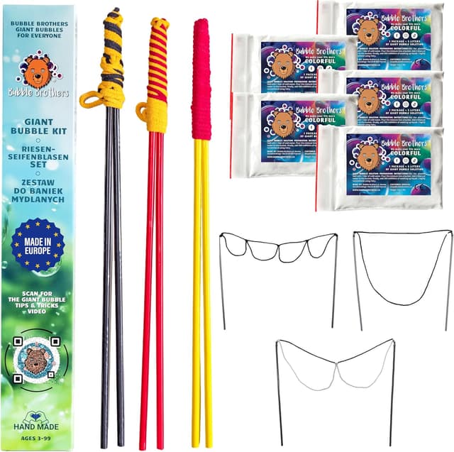 Detalle de Bubble Brothers Riesenseifenblasen Set 3