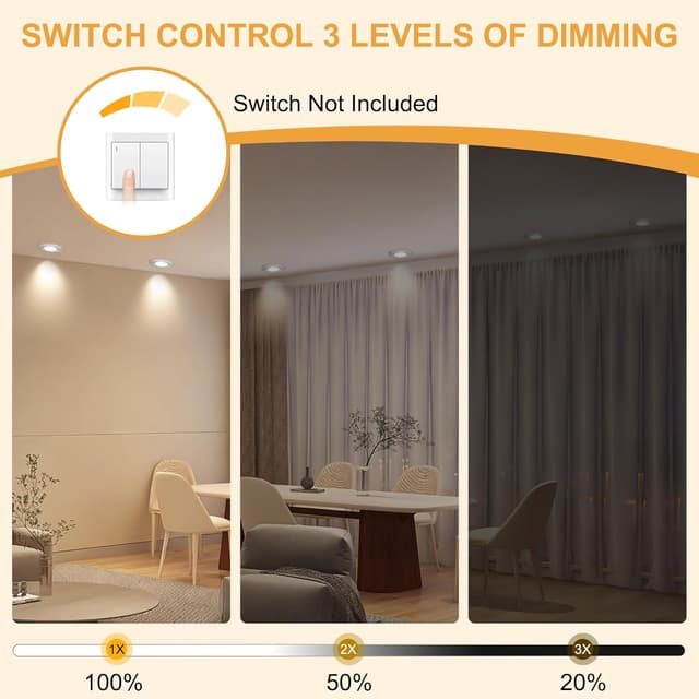 Thumbnail 3 de Aulaiyi LED Einbaustrahler 230V 5,5W 68mm