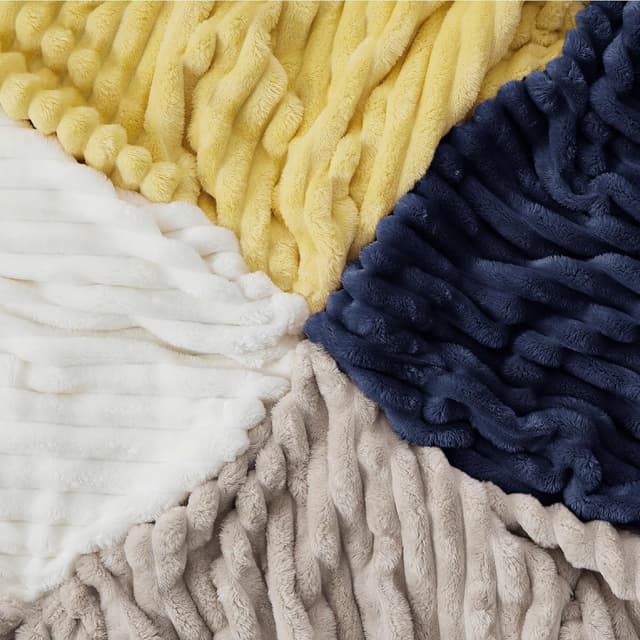 Thumbnail 6 de BEDSURE Kuscheldecke (Wolldecke & Fleecedecke) Blau, 130 x 170 cm – Sofa- und Tagesdecke