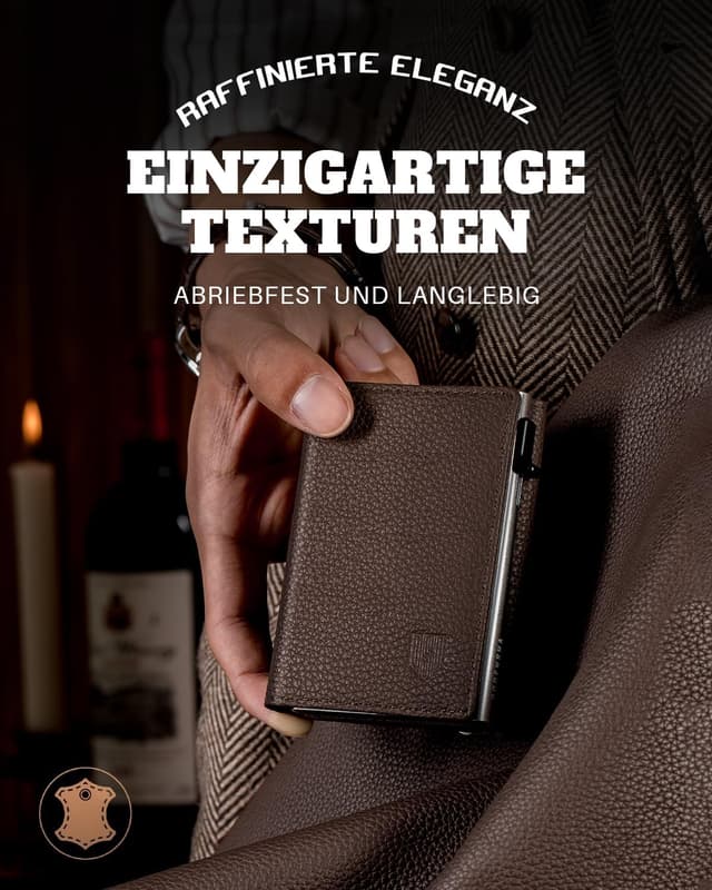 Detalle 2 de DODENSHA MagSnap Pebble Slim Geldbörse