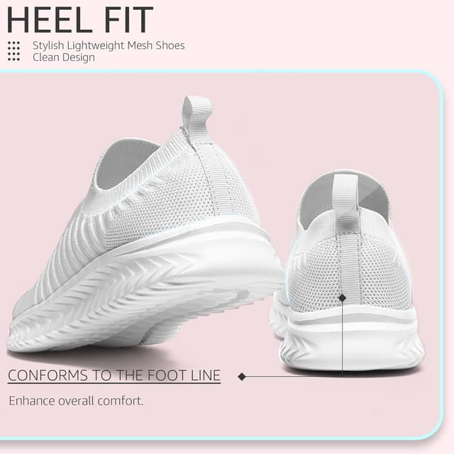 Detalle 2 de Sneakers femme slip-on respirantes légères (basket) à enfiler