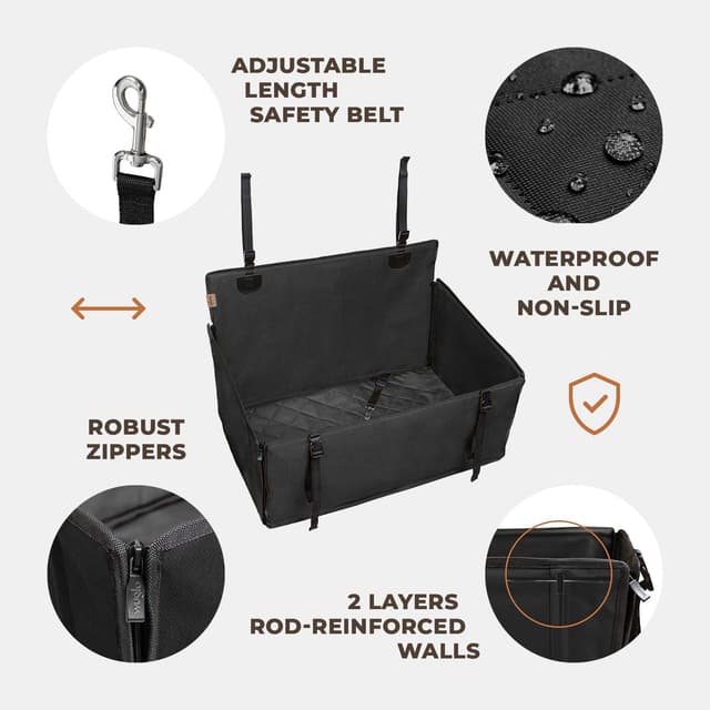 Thumbnail 4 de Wuglo Extra Stable Dog Car Seat 26 kg