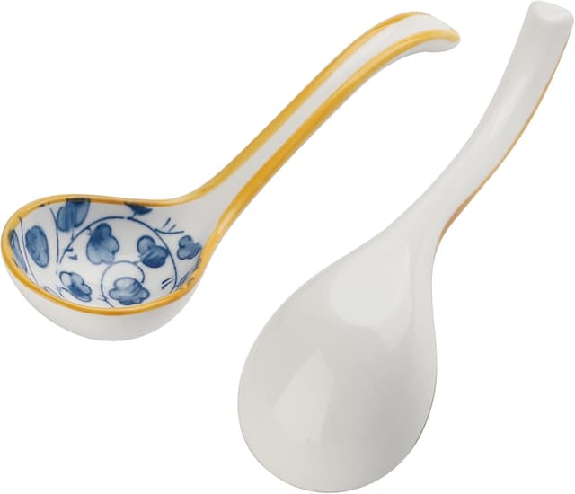 Thumbnail 3 de Ceramic Soup Spoon Set of 4 Porcelain