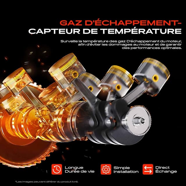 Thumbnail 5 de Capteur température 1,5 L 2 pôles pour véhicules