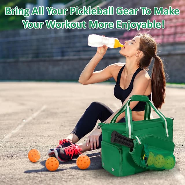 Detalle 2 de Sport Gym Duffel Bag for Men, 35L (Mirror Green) with shoe compartment and separate wet storage