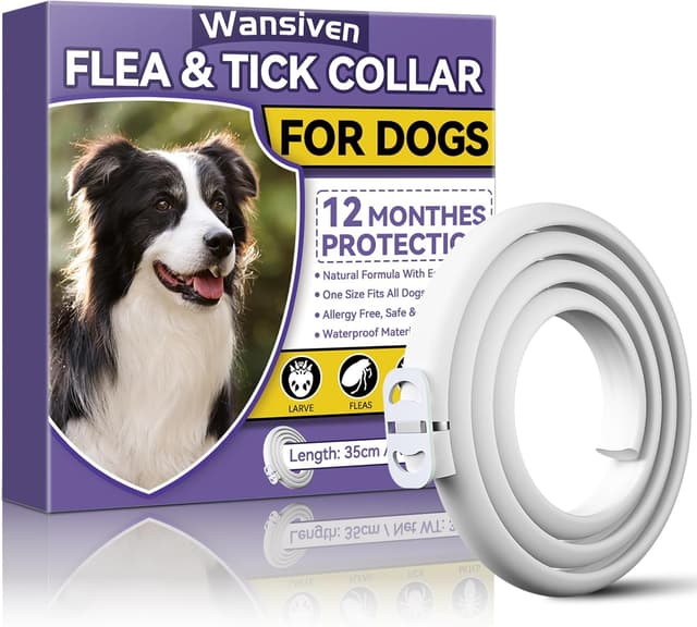 Detalle de Wansiven collier anti-puces réglable 65 cm imperméable pour chien