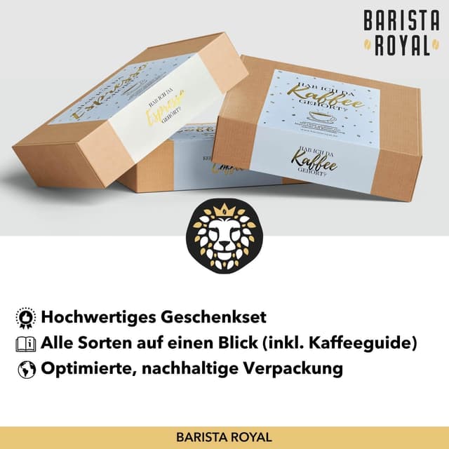 Detalle de Espresso Geschenk 4 x 100g Geschenkset