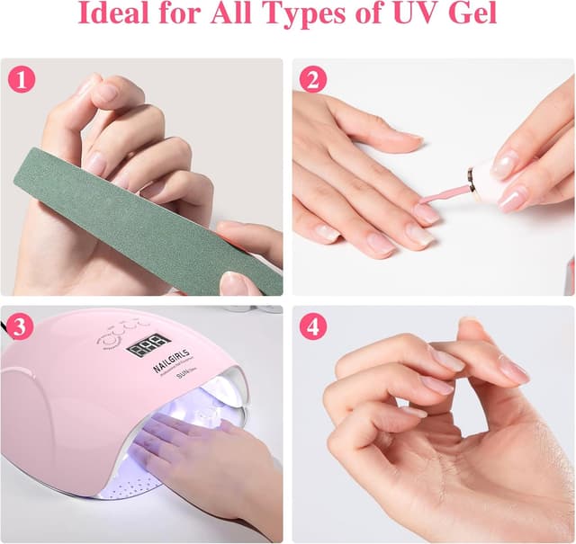 Thumbnail 6 de NAILGIRLS 220W UV LED Nail Lamp