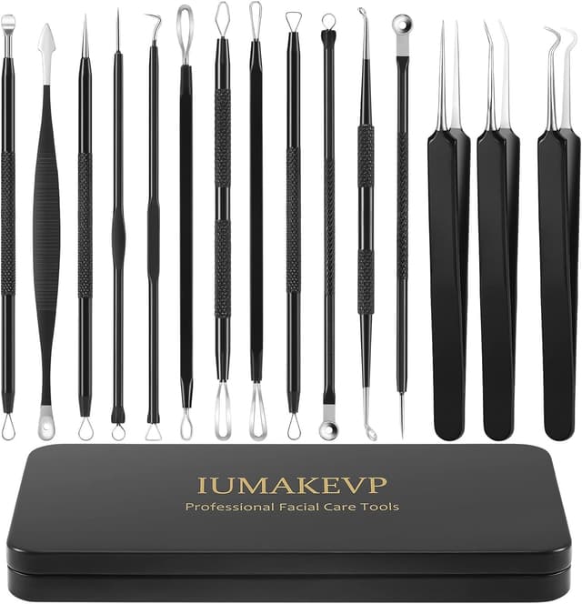 Detalle de IUMAKEVP 15-piece blackhead extractor kit
