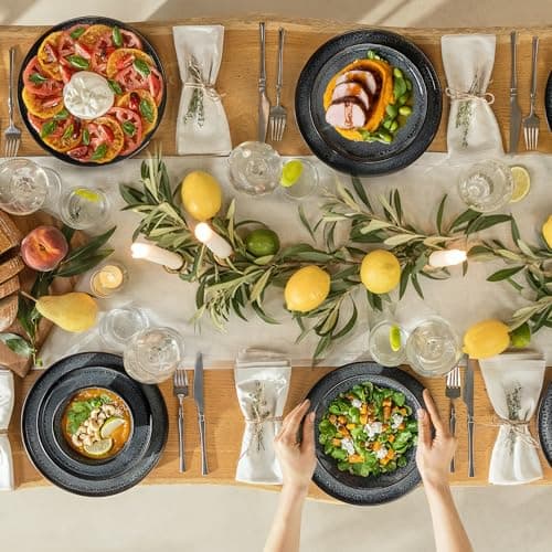 Thumbnail 6 de Twinzee 6 Grande Assiette Granite, compatible micro-onde ⚙