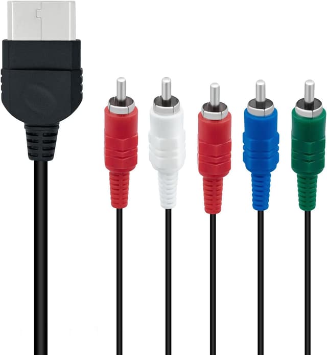 Detalle 2 de Gam3Gear Komponenten-AV-Audio-Video-Kabel für die originale Xbox (bis 1080i, ca. 1,8 m)