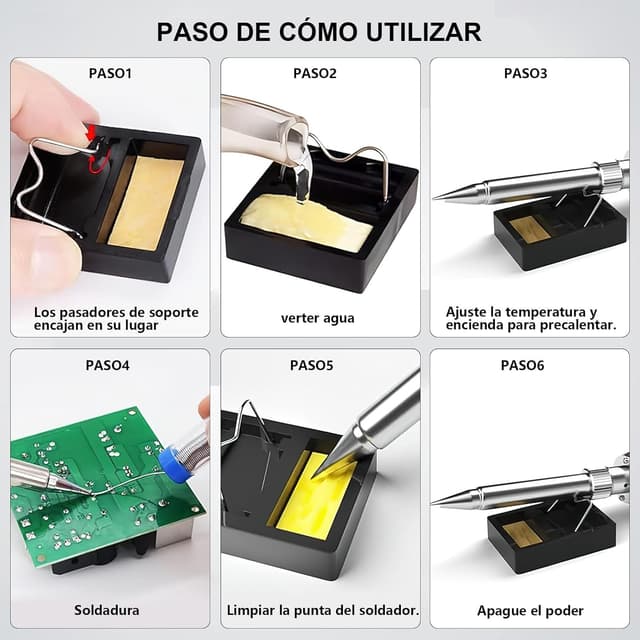 Thumbnail 5 de HANDSKIT soldador eléctrico 200W 480°C