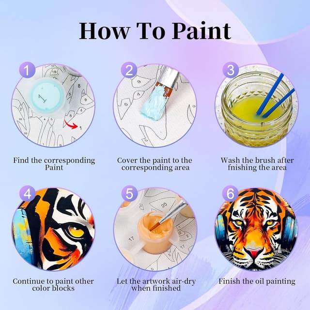 Thumbnail 5 de OkarinaArt Paint by Numbers 10x14 Inch