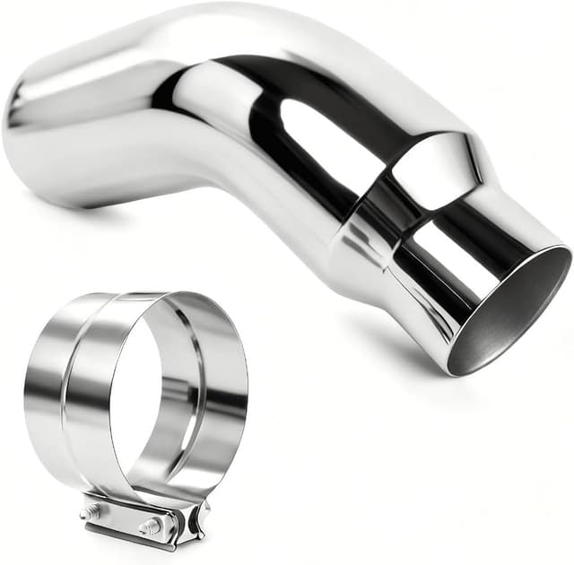 Imagen de 5 Inch Diesel Exhaust Tip Elbow Tip 7 Inch Outlet en OfertitasTOP