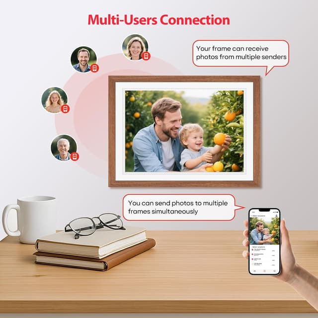 Detalle de Frameo 15 Inch WiFi Digital Photo Frame