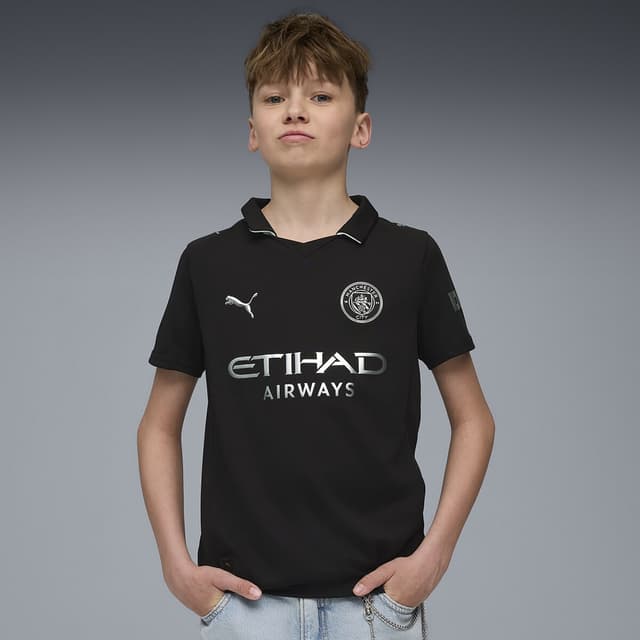 Thumbnail 2 de Puma Camiseta MCFC Away Replica Jr de fútbol