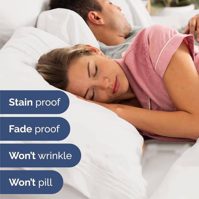 Thumbnail 4 de Queen Size 4-Piece Sheet Set breathable, deep-pocket