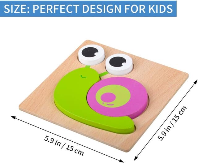 Thumbnail 2 de Holzpuzzle Ab 1 2 Jahr Montessori