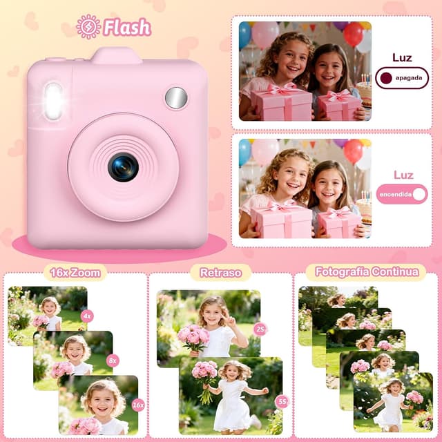 Detalle 2 de UIONVO Camara Fotos Infantil 1080P