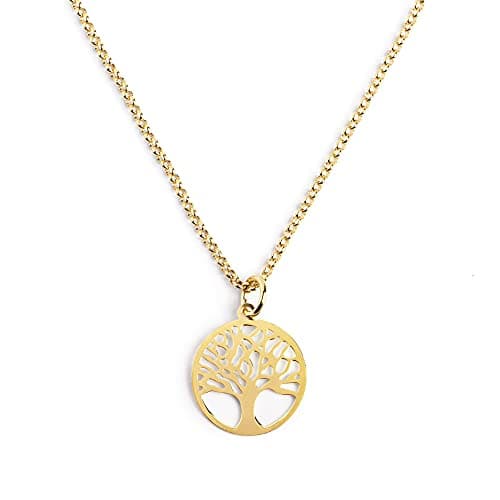 Detalle de SINGULARU Collar Árbol de la Vida, Plata 925