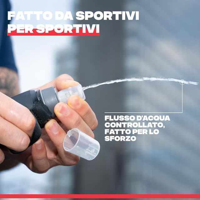 Detalle 2 de Shapeheart Innovazione francese borraccia morbida da corsa e sportiva da 300 ml, compatibile con cintura