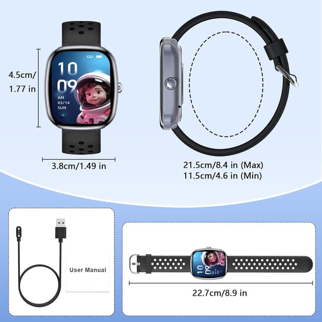 Thumbnail 6 de Tynggko Kids Smart Watch 100 modes