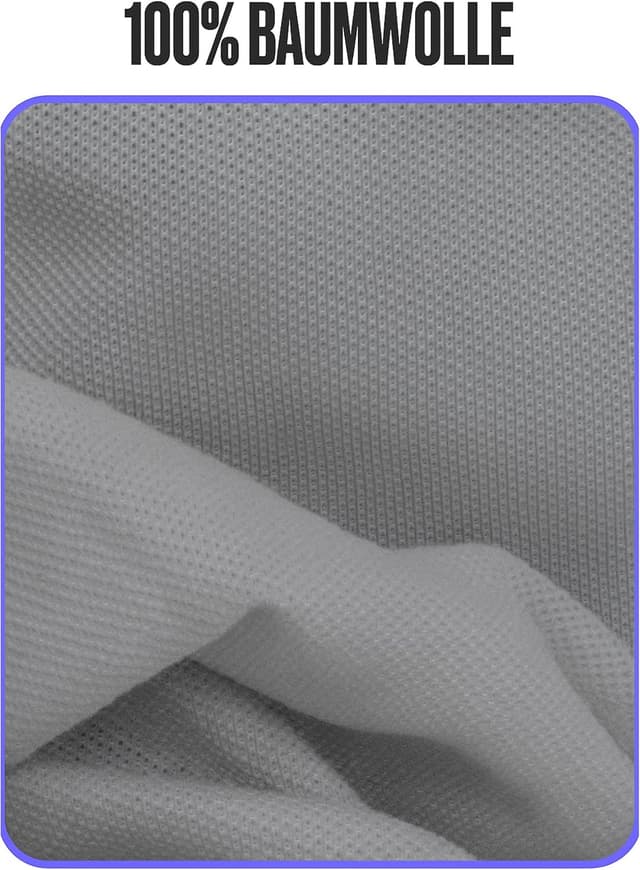 Detalle de MOR Jungen Poloshirt aus 100% Baumwolle – Kurzarm für Schul & Alltag (Größen 110–176)