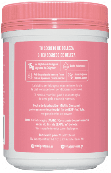 Detalle 2 de Vital Proteins Beauty Collagen Fresa Limón 271 gr