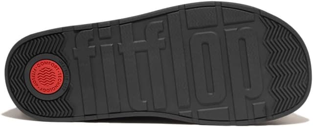 Detalle de Fitflop Gen-Ff Lederstiefelette schwarz mit Microwobbleboard-Technologie