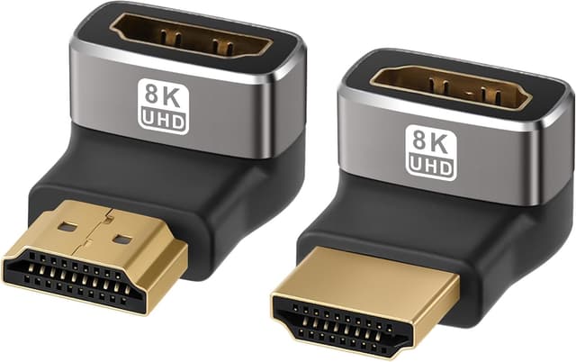 Detalle de HDMI Adapter 2er-Set 8K 90° Winkel