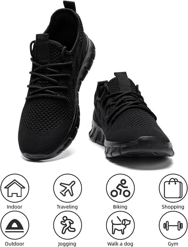 Detalle de Sneakers VGPSFN da uomo per corsa, camminata e palestra: traspiranti e leggere