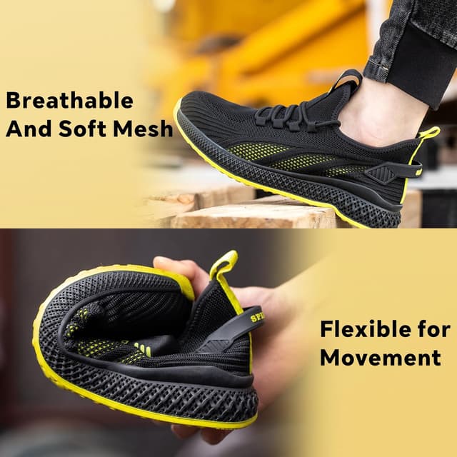 Thumbnail 4 de SPIEZ Unisex Safety Trainers with Composite Toe