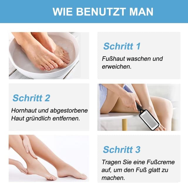 Thumbnail 4 de WUJUN Hornhaut-Hobel & Fußraspel 2er-Set