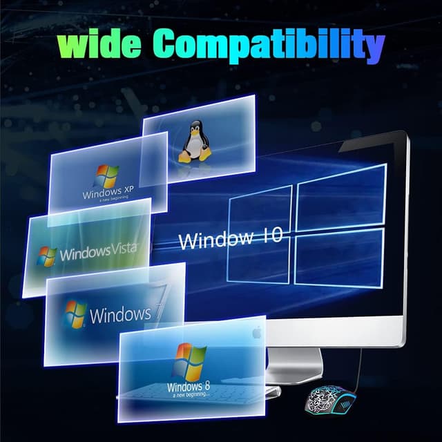 Thumbnail 5 de VersionTECH Gaming Mouse 3600 DPI, 6‑button ergonomic 🖱