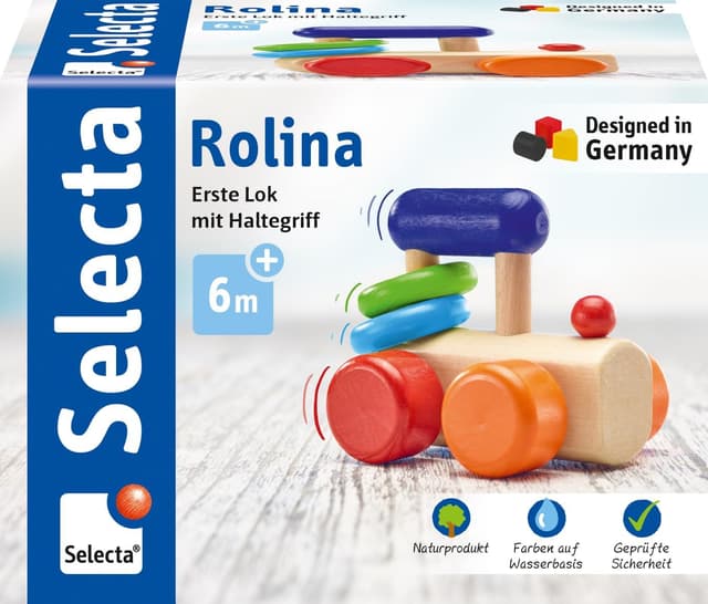 Imagen de Selecta Rolina giocattolo da afferrare in legno en OfertitasTOP